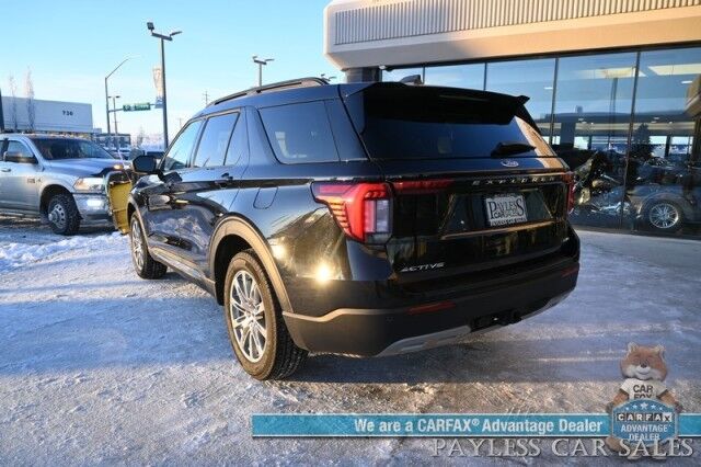 2025 Ford Explorer Active / 4X4 / Auto Start / Comfort Pkg / Power & Heated Leather Seats / Heated Steering / Sunroof / Adaptive Cruise / Lane Depart & Blind Spot / Apple CarPlay & Android Auto / 3rd Row / Seats 7 / Tow Pkg / 1-Owner Anchorage AK 2025 Ford Explorer Active / 4X4 / Auto Start / Comfort Pkg / Power & Heated Leather Seats / Heated Steering / Sunroof / Adaptive Cruise / Lane Depart & Blind Spot / Apple CarPlay & Android Auto / 3rd Row / Seats 7 / Tow Pkg / 1-Owner Anchorage AK