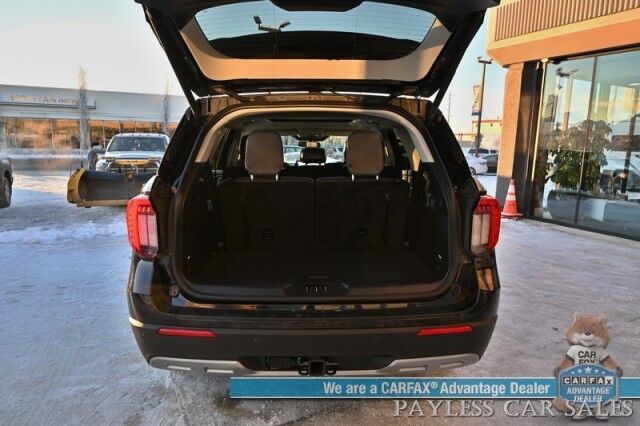 2025 Ford Explorer Active / 4X4 / Auto Start / Comfort Pkg / Power & Heated Leather Seats / Heated Steering / Sunroof / Adaptive Cruise / Lane Depart & Blind Spot / Apple CarPlay & Android Auto / 3rd Row / Seats 7 / Tow Pkg / 1-Owner Anchorage AK