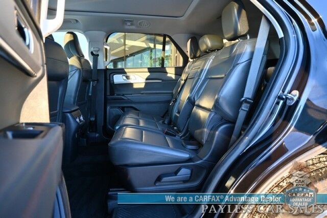 2025 Ford Explorer Active / 4X4 / Auto Start / Comfort Pkg / Power & Heated Leather Seats / Heated Steering / Sunroof / Adaptive Cruise / Lane Depart & Blind Spot / Apple CarPlay & Android Auto / 3rd Row / Seats 7 / Tow Pkg / 1-Owner Anchorage AK