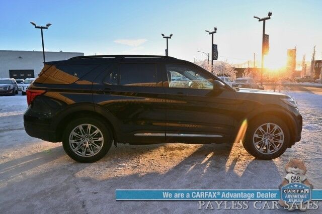 2025 Ford Explorer Active / 4X4 / Auto Start / Power & Heated Leather Seats / Heated Steering Wheel / Adaptive Cruise Control / Lane Departure & Blind Spot Alert / Apple CarPlay & Android Auto / 3rd Row / Seats 7 / Tow Pkg / 1-Owner Anchorage AK