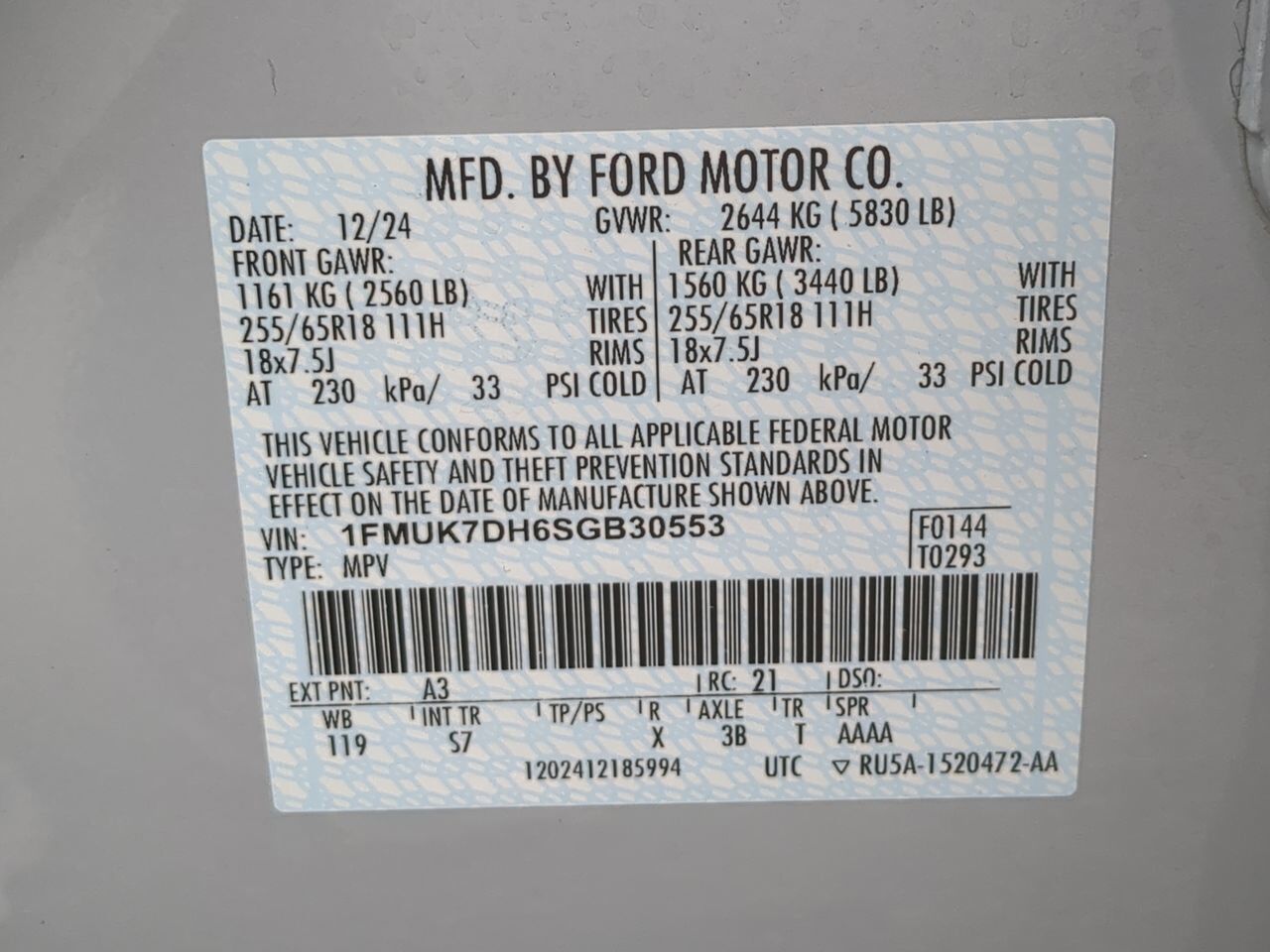 2025 Ford Explorer Active Winder GA