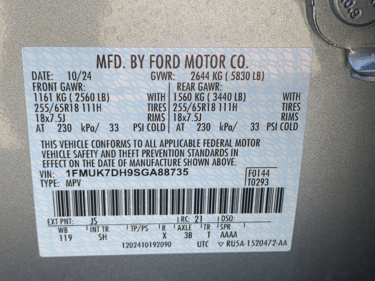 2025 Ford Explorer Active Winder GA