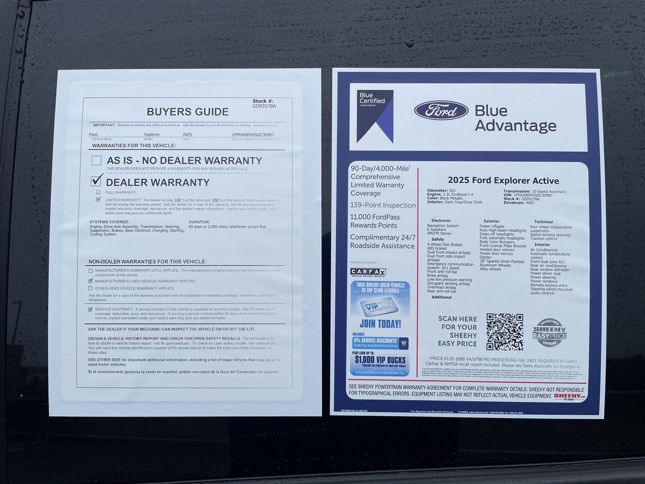 2025 Ford Explorer Active Springfield VA