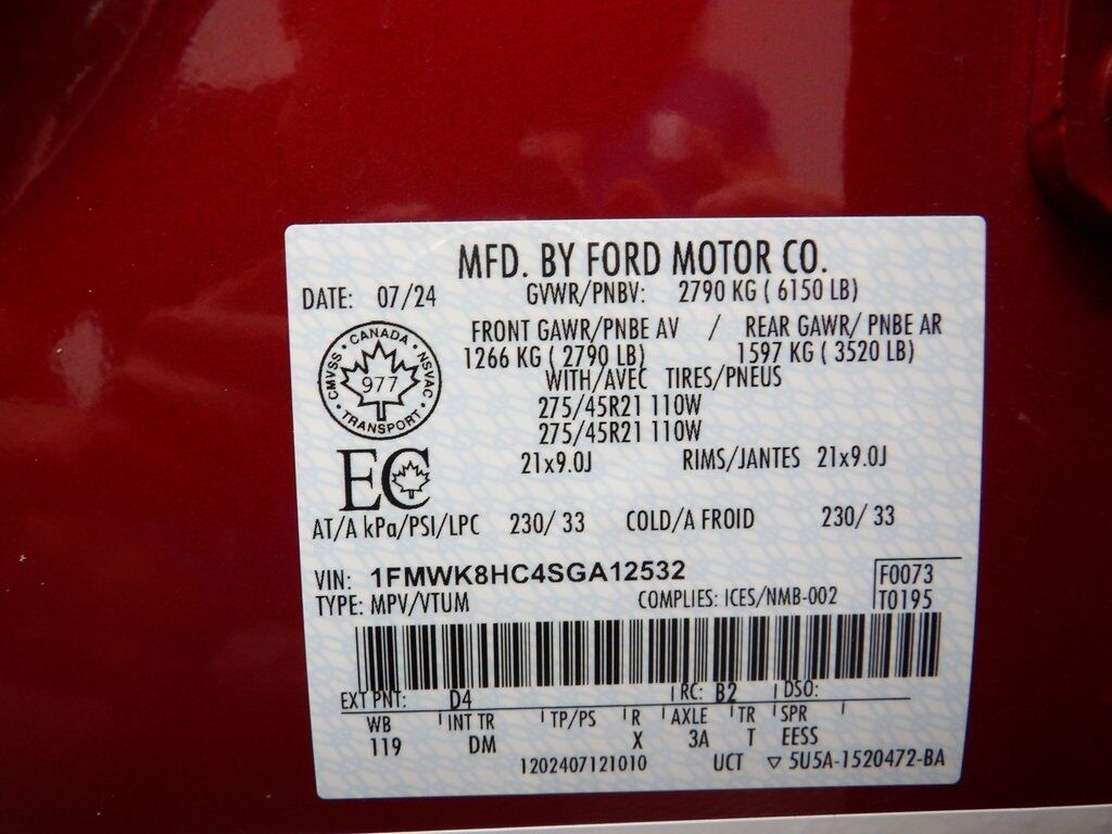 2025 Ford Explorer Platinum 4WD Fond du Lac WI