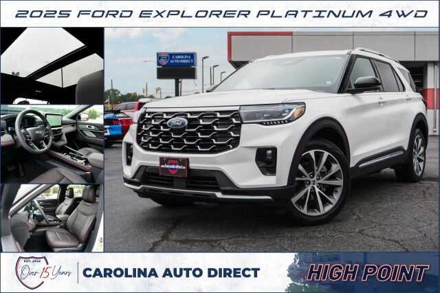 2025 Ford Explorer Platinum 4WD / Ultimate Package / Massage Seats! High Point NC