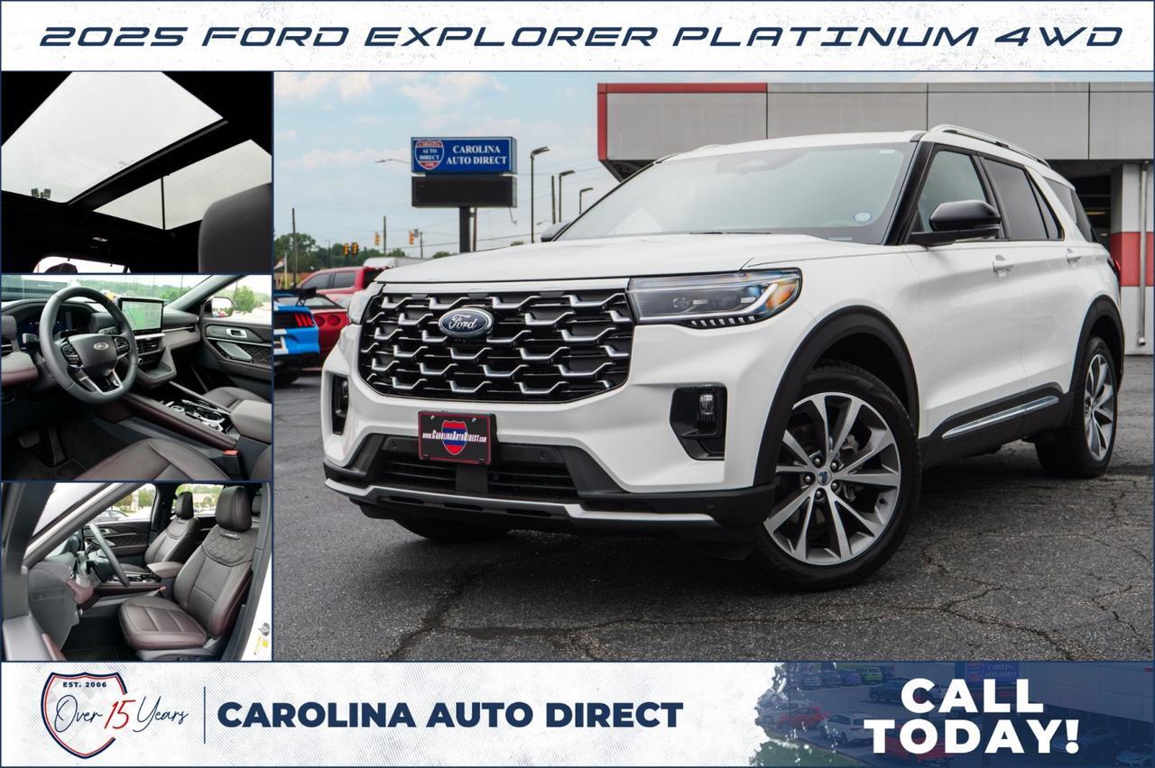 2025 Ford Explorer Platinum 4WD / Ultimate Package / Massage Seats! Lincolnton NC