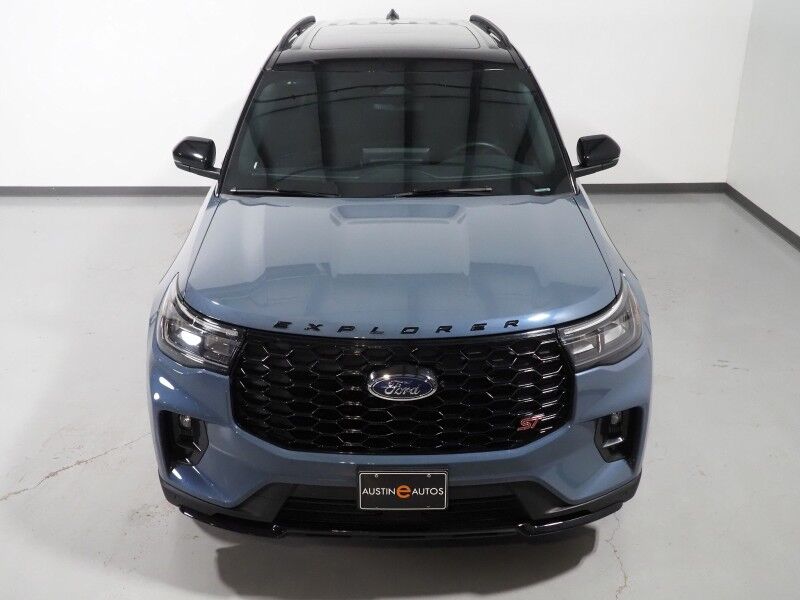 2025 Ford Explorer ST 4WD *SUN & SOUND PKG, BLACK ROOF, NAVIGATION, BLUECRUISE, SAFETY ALERTS, 360 CAMERAS, PANORAMA VISTA ROOF, CLIMATE MULTI-CONTOUR SEATS, HEATED STEERING, 2ND ROW CAPTAIN'S, REMOTE START, BANG & OLUFSEN Round Rock TX
