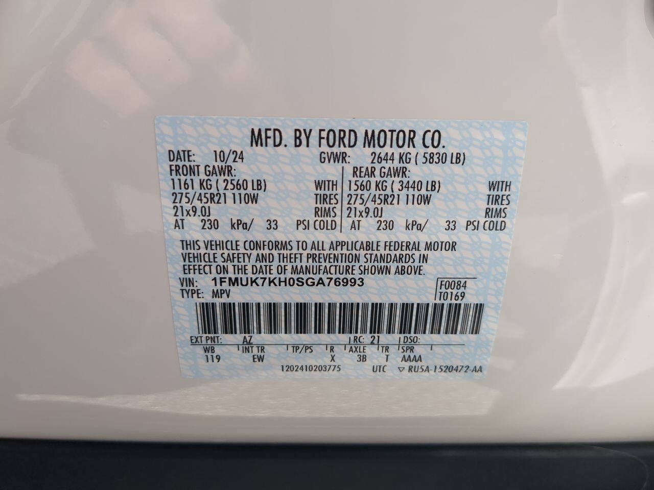 2025 Ford Explorer ST-Line Winder GA