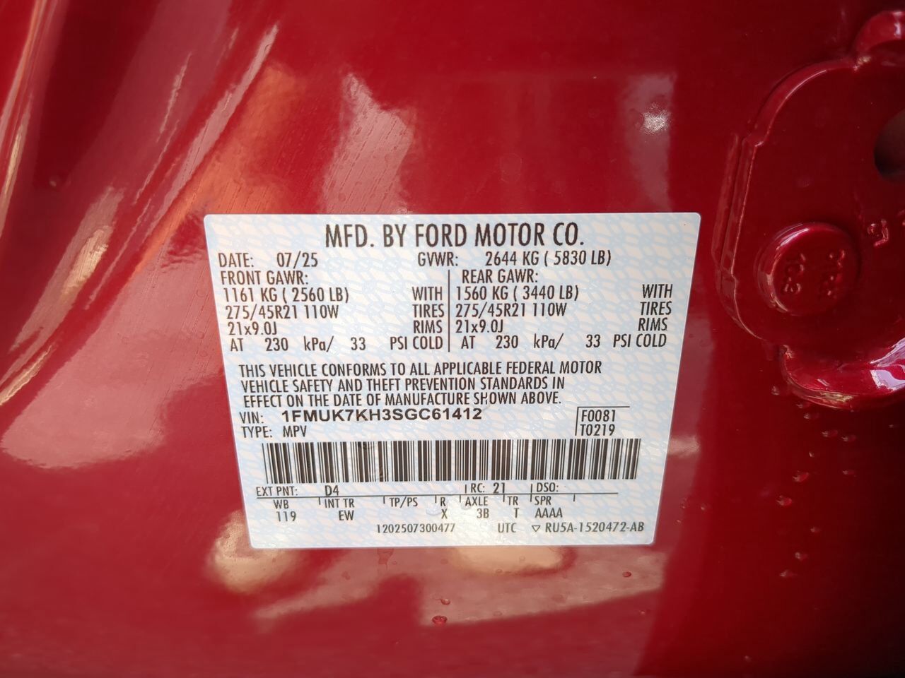 2025 Ford Explorer ST-Line Winder GA