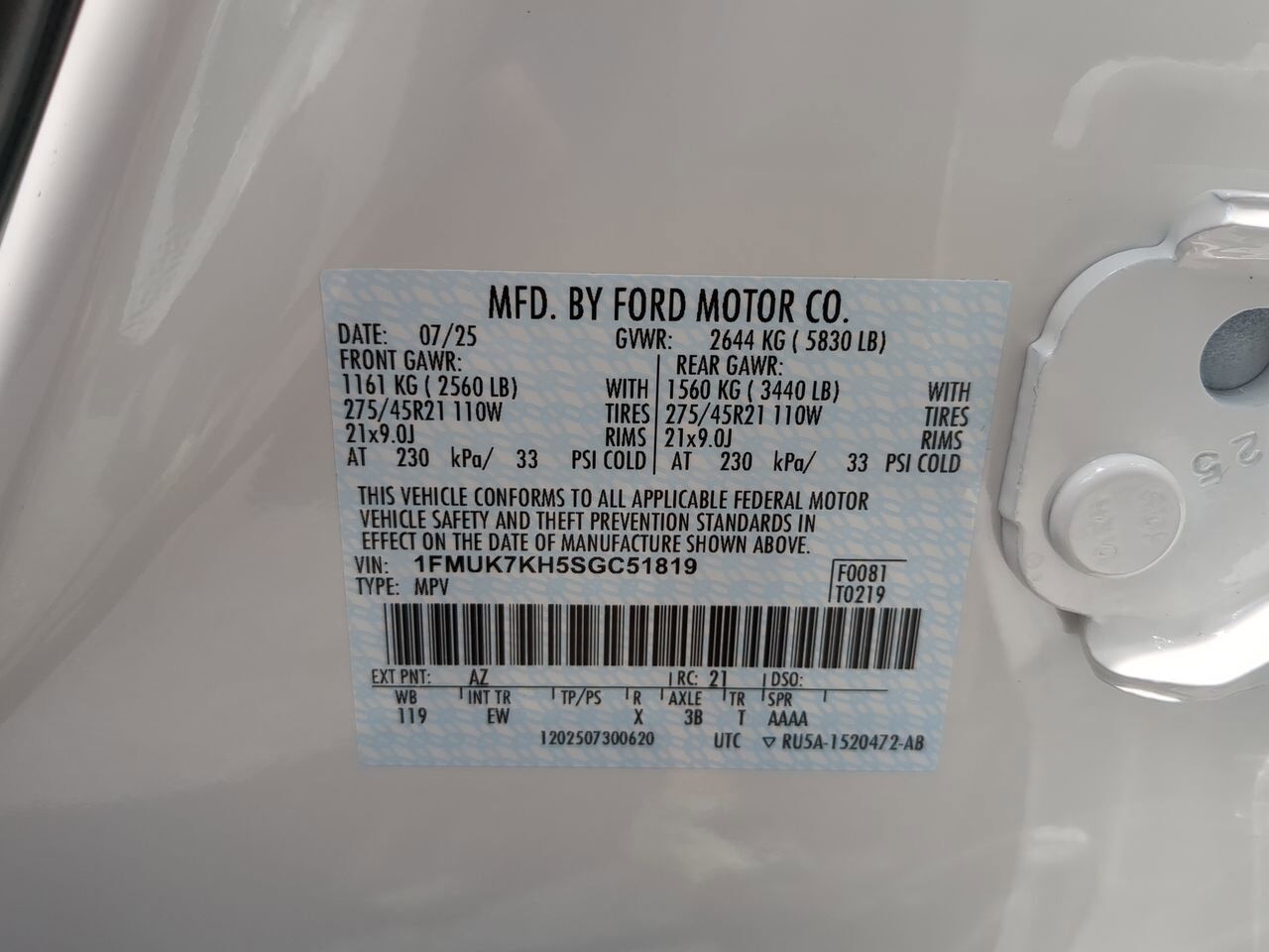 2025 Ford Explorer ST-Line Winder GA