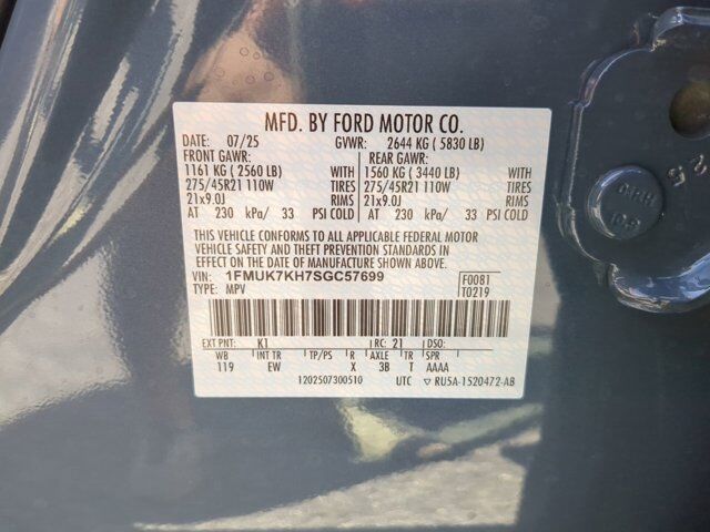 2025 Ford Explorer ST-Line Winder GA