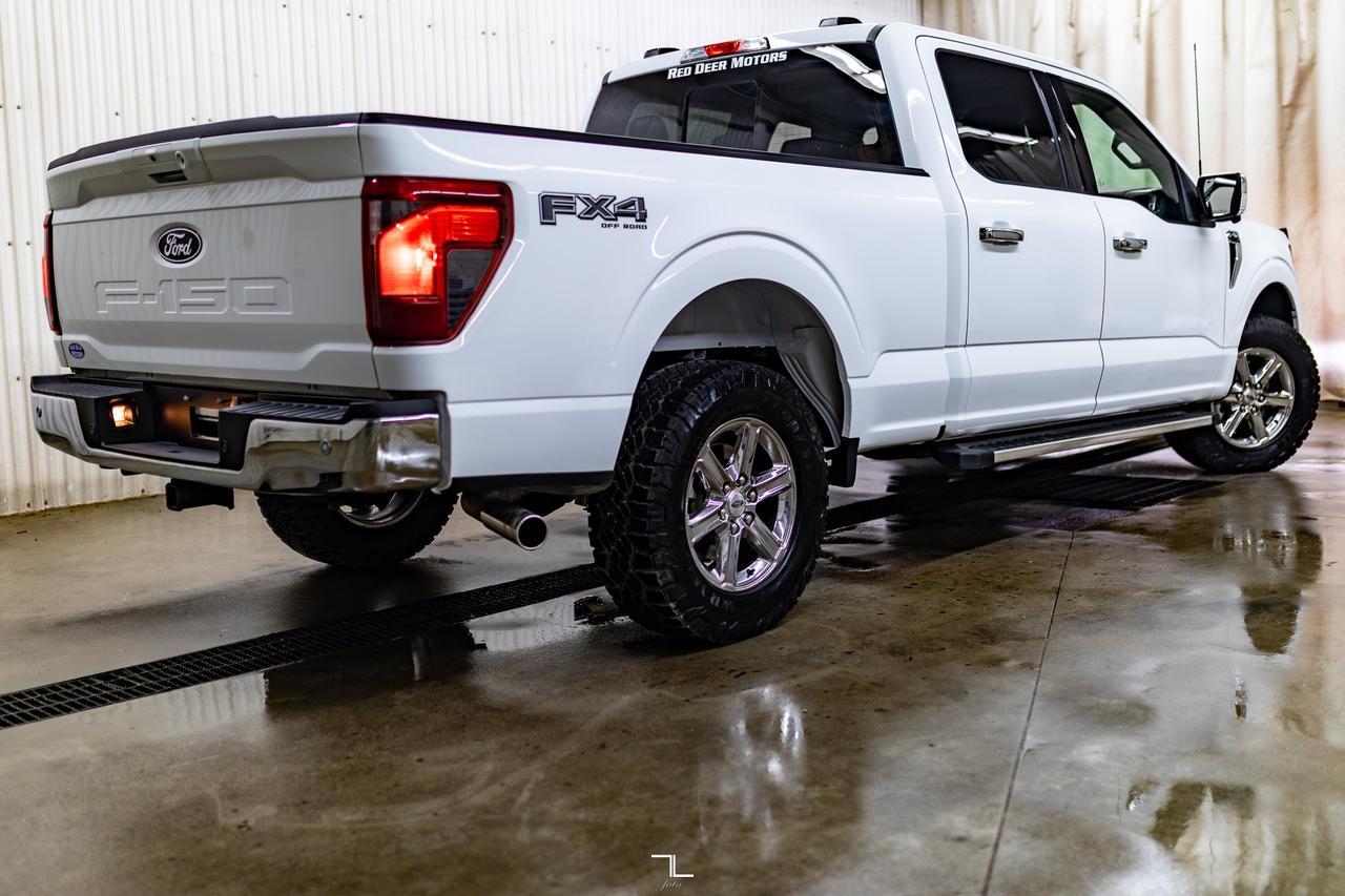 2025 Ford F-150 4x4 Super Crew XLT Nav BCam PSeat Red Deer AB