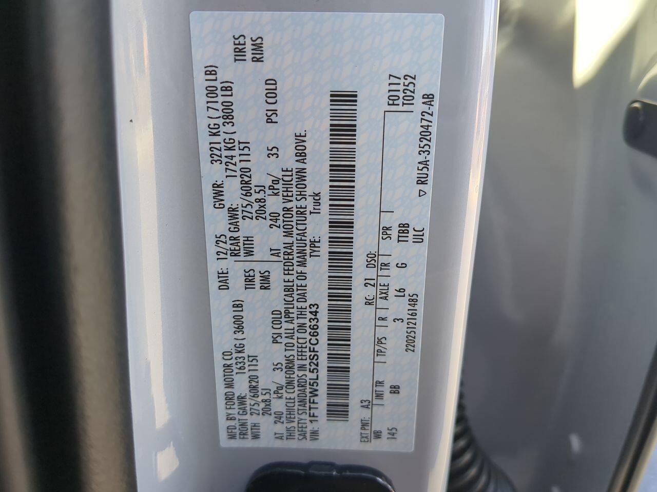 2025 Ford F-150 LARIAT Appleton WI