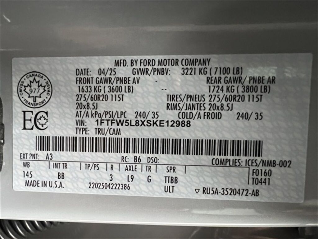 2025 Ford F-150 Lariat Highlands Ranch CO