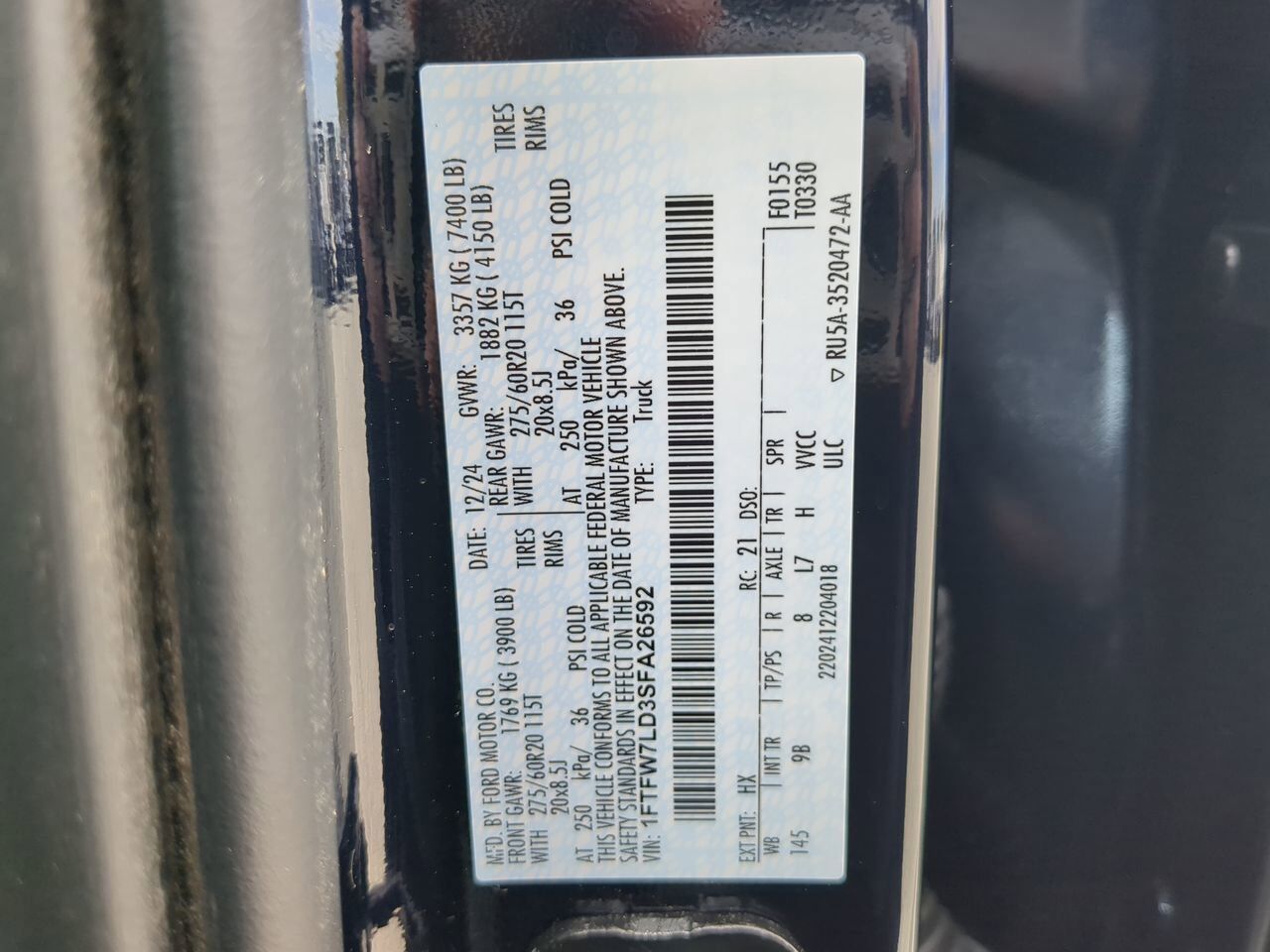 2025 Ford F-150 Platinum Winder GA