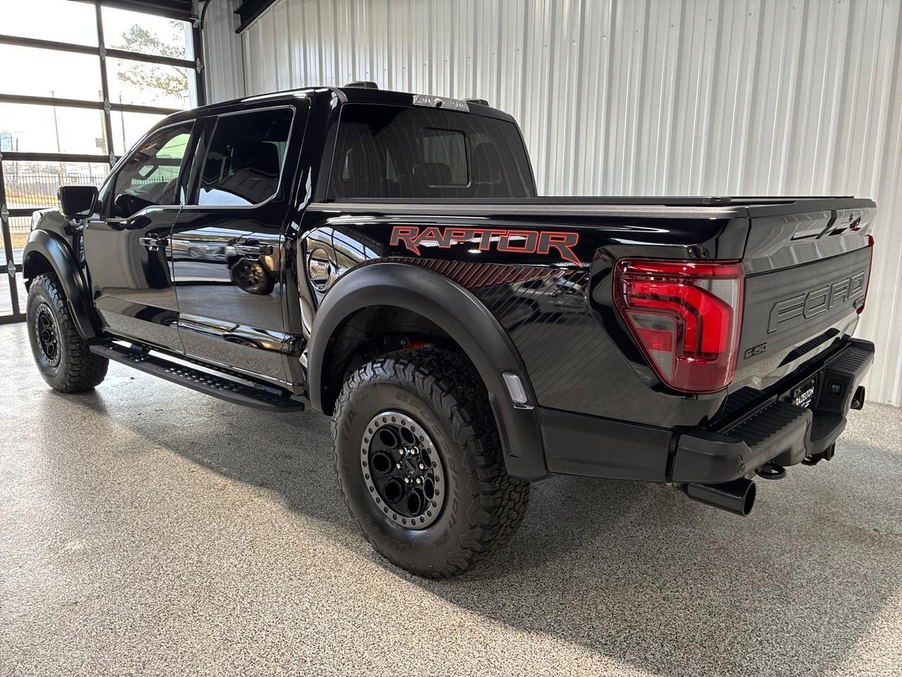 2025 Ford F-150 Raptor, 802A 37in Performance Pkg, Pano Roof, Retractable Tonneau Cover
