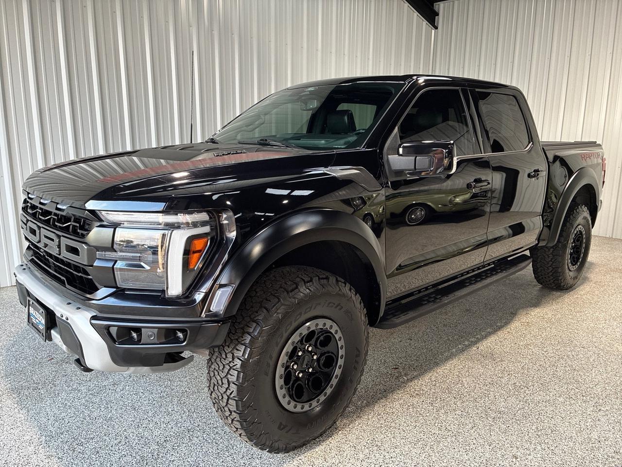 2025 Ford F-150 Raptor, 802A 37in Performance Pkg, Pano Roof, Retractable Tonneau Cover