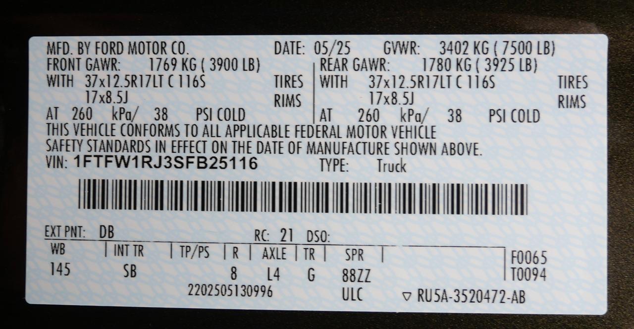 2025 Ford F-150 Raptor San Juan TX