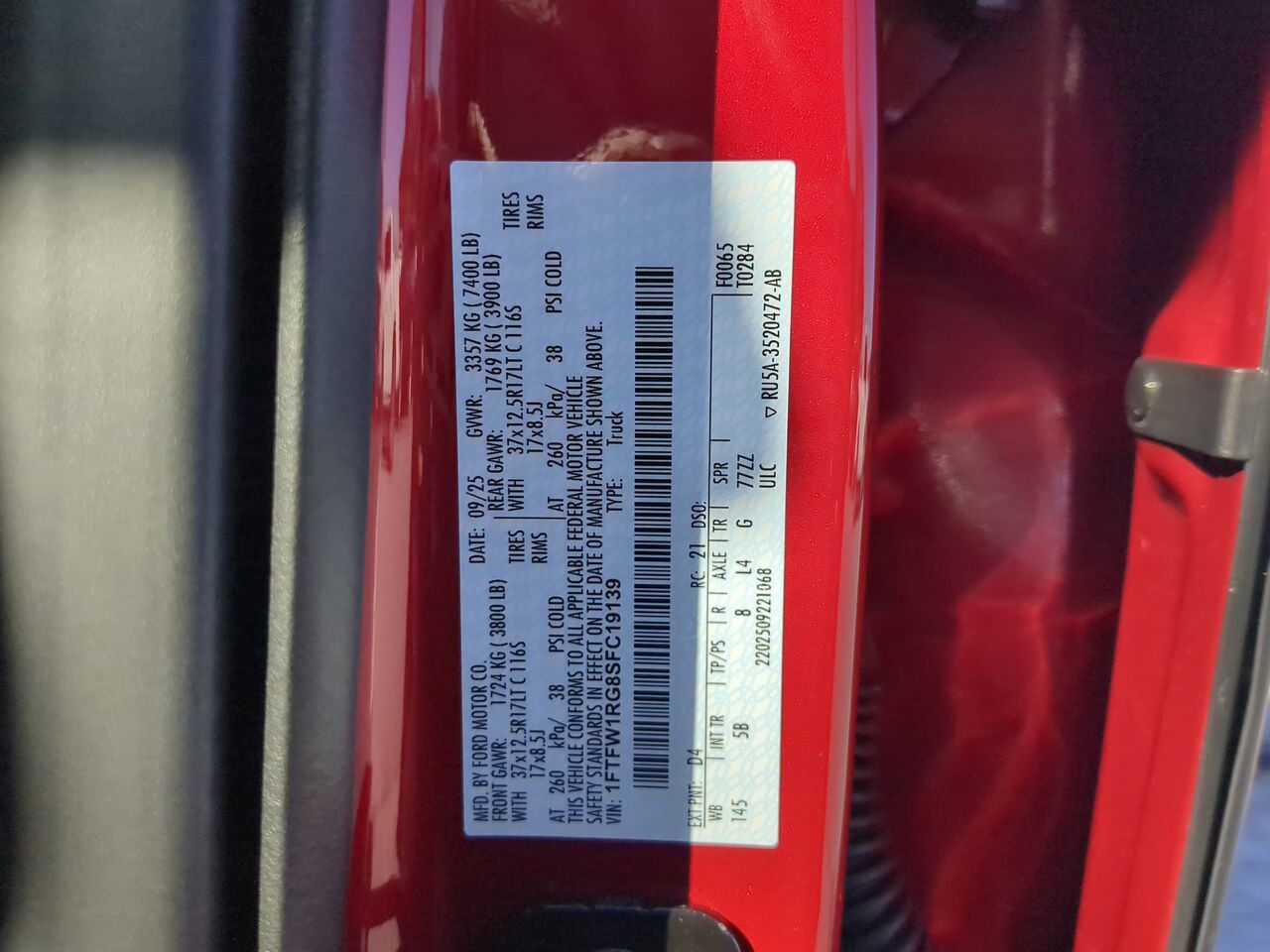 2025 Ford F-150 Raptor Winder GA