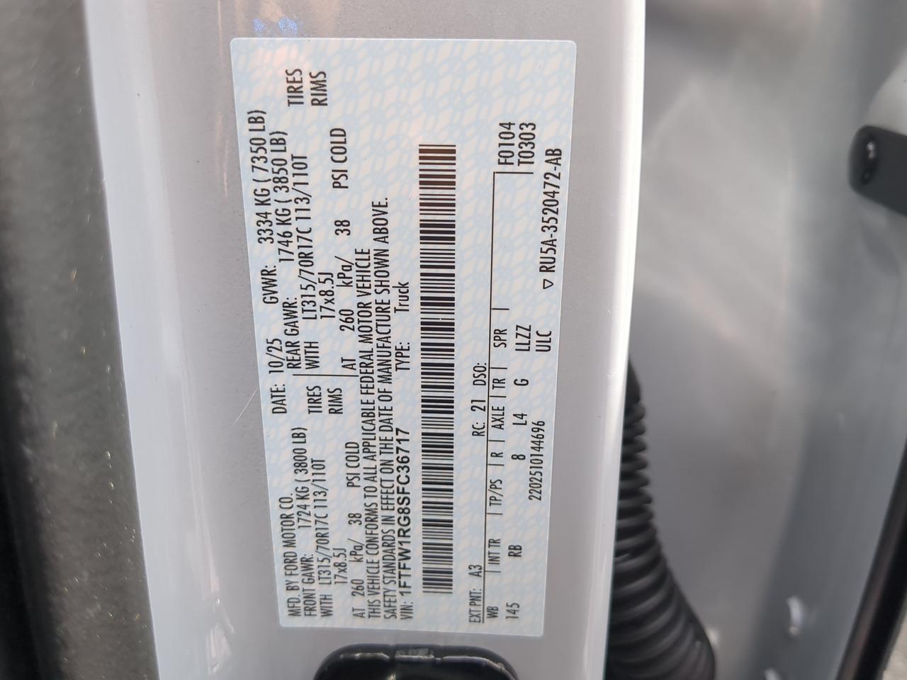 2025 Ford F-150 Raptor Winder GA