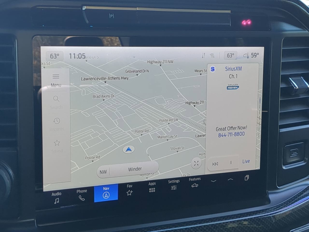 2025 Ford F-150 SHELBY LARIAT Winder GA