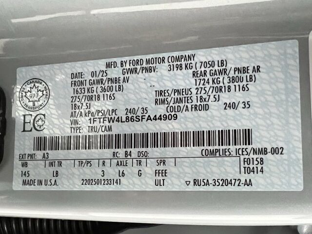 2025 Ford F-150 Tremor Highlands Ranch CO