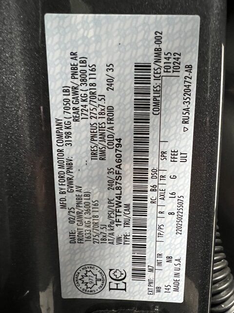 2025 Ford F-150 Tremor Highlands Ranch CO