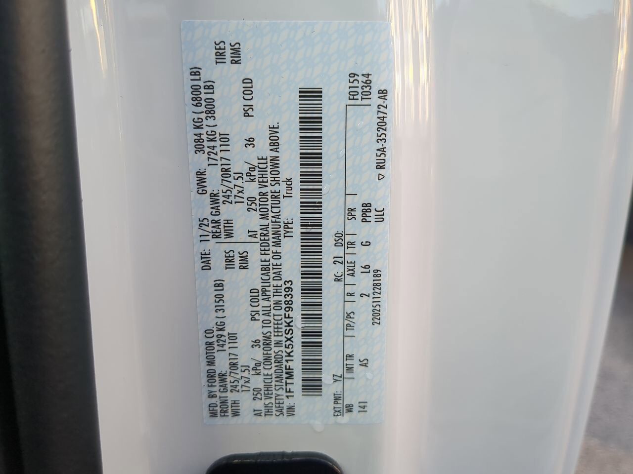 2025 Ford F-150 XL Winder GA