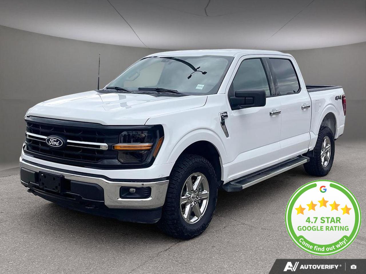 White 2025 Ford F-150 Pickup Truck Four-Wheel Drive