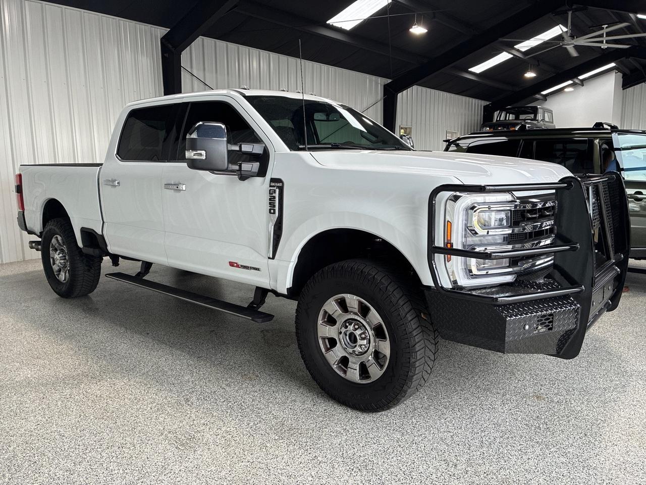 2025 Ford F-250 King Ranch, H.O. Diesel, Chrome Pkg, Leveling Kit, Ranch Hand Bu