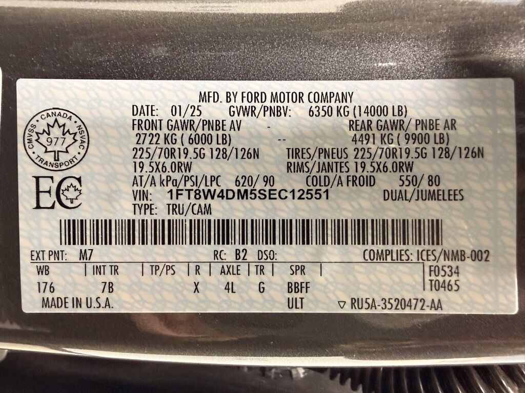 2025 Ford F-450 Super Duty 4x4 Crew Cab Platinum DRW Minocqua WI