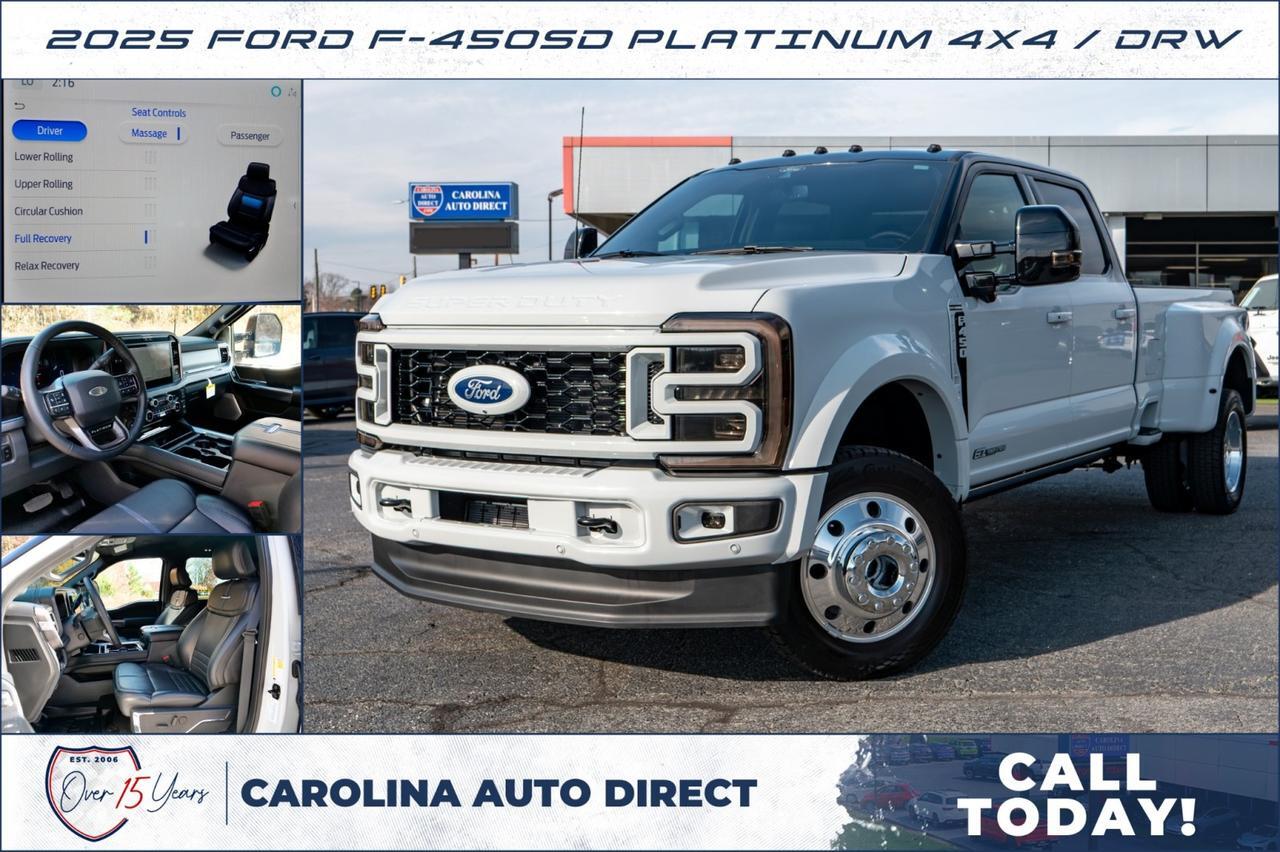 2025 Ford F-450SD Platinum 4X4 / DRW / Massaging Seats / Diesel!