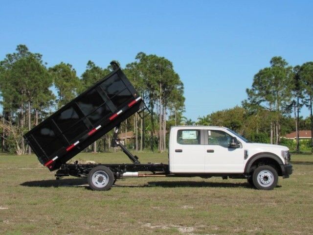 2025 Ford F-450XL 4X4 Crew Cab 12' Steel Landscape Dump Truck