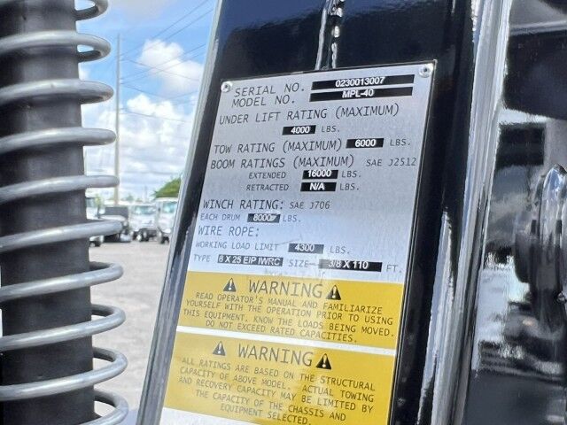 2025 Ford F-550 LARIAT 4x4 Crew cab Jerr-Dan MPL40 Dual Winch Standard Wrecker Truck Miami FL