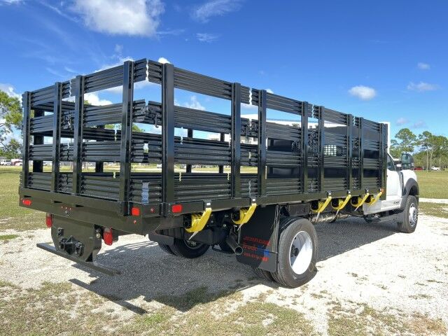 2025 Ford F-600XL 16' BABCO Steel Flatbed Stake Bed Truck Homestead FL