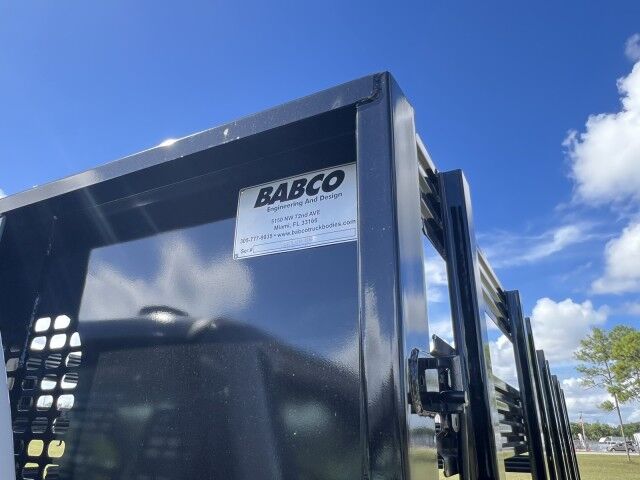 2025 Ford F-600XL 16&apos; BABCO Steel Flatbed Stake Bed Truck Homestead FL