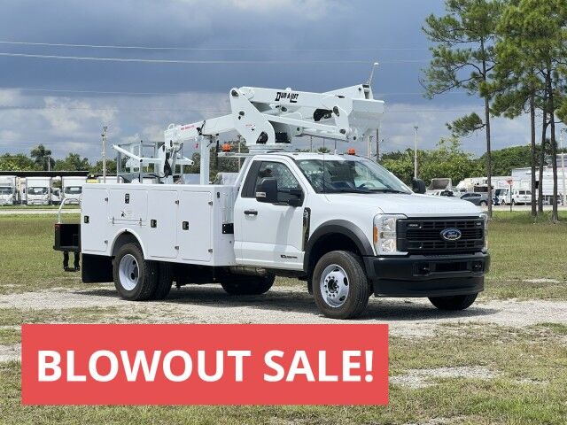 2025 Ford F-600XL 4X4 - BLOWOUT SALE - Dur-A-Lift DCP-36TS 41' Cable Placer Cable Puller Bucket Truck
