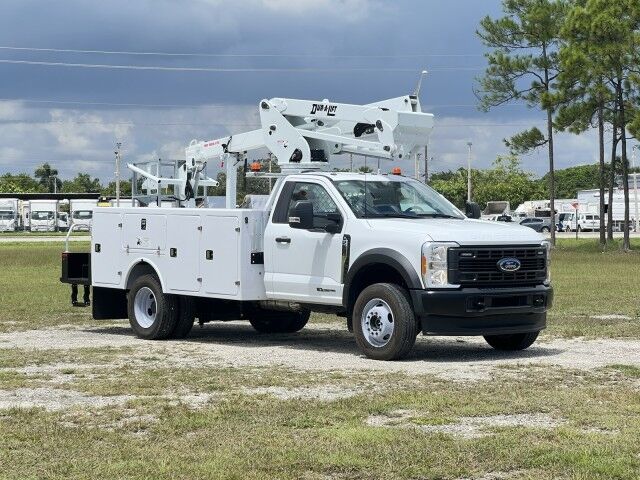 2025 Ford F-600XL 4X4 Dur-A-Lift DCP-36TS 41&apos; Cable Placer Cable Puller Bucket Truck