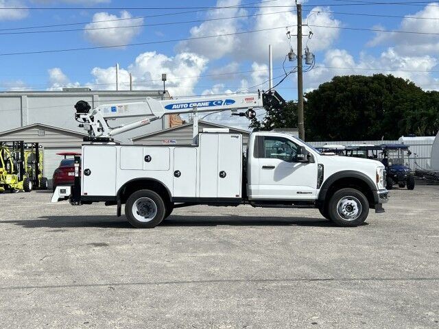 2025 Ford F-600XL 4x4 Mechanic Service Utility Truck with 7,000 lbs. HC 7X Auto Crane