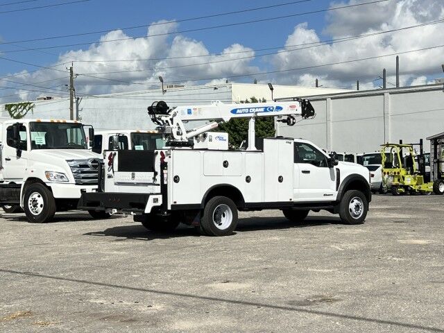 2025 Ford F-600XL 4x4 Mechanic Service Utility Truck with 7,000 lbs. HC 7X Auto Crane Miami FL