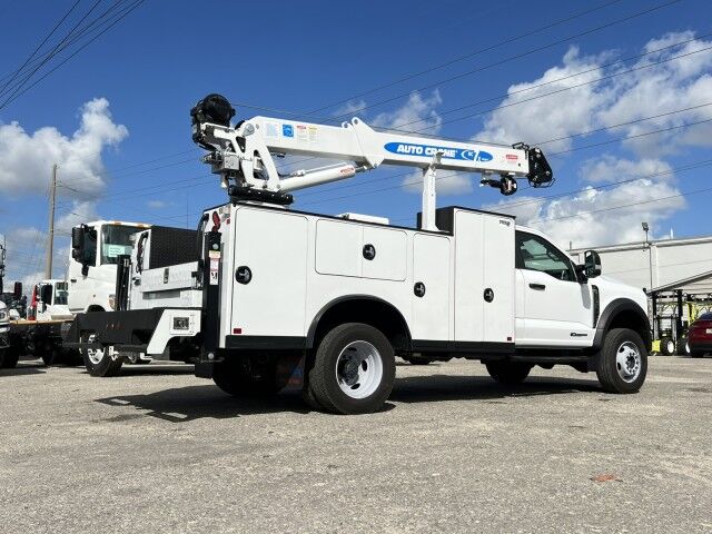 2025 Ford F-600XL 4x4 Mechanic Service Utility Truck with 7,000 lbs. HC 7X Auto Crane Miami FL