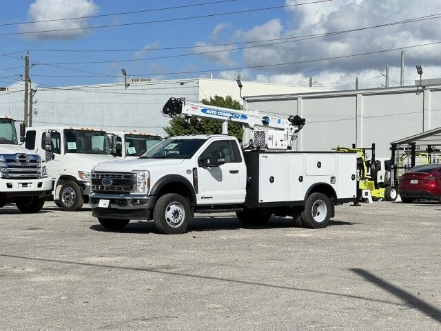 2025 Ford F-600XL 4x4 Mechanic Service Utility Truck with 7,000 lbs. HC 7X Auto Crane Miami FL