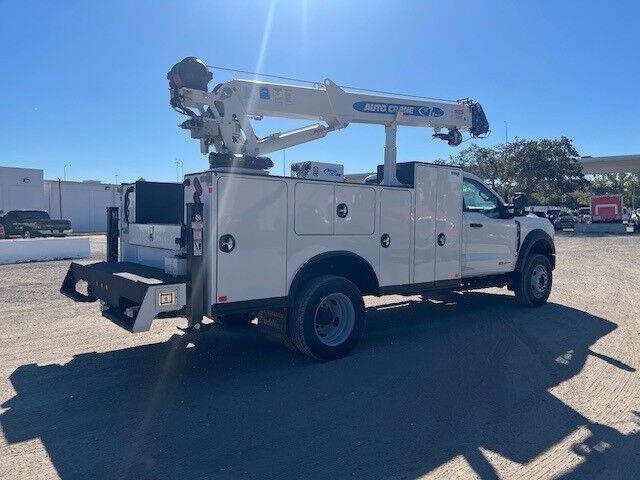 2025 Ford F-600XL 4x4 Mechanic Service Utility Truck with 7,000 lbs. HC 7X Auto Crane Miami FL