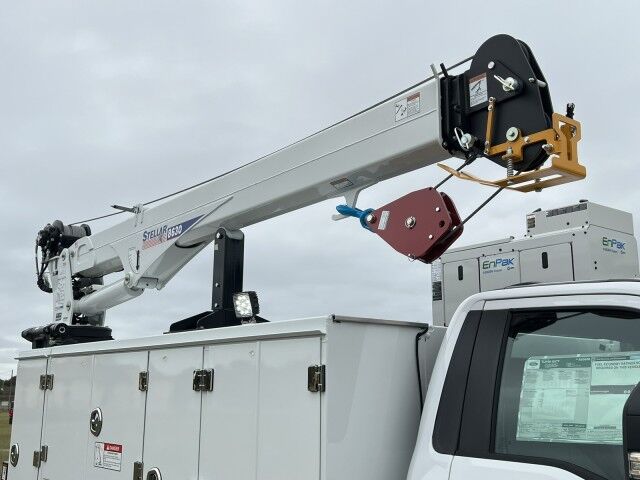 2025 Ford F-600XL Mechanic Service Truck with Stellar 8630 Telescopic Crane and Compressor Homestead FL