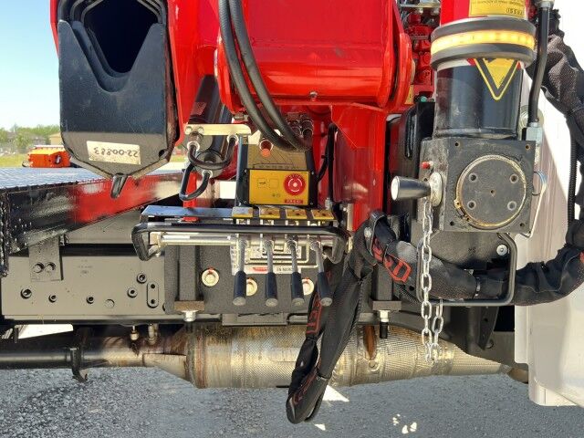 2025 Ford F-600XL Steel Flatbed Truck with FASSI F85 Active Knuckle Boom Crane Homestead FL