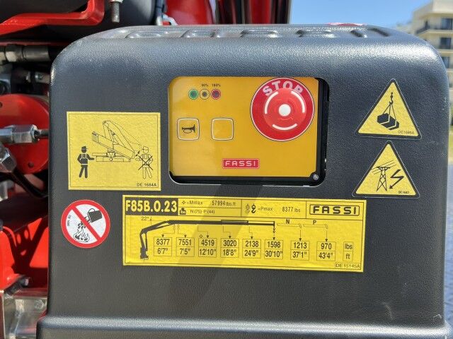 2025 Ford F-600XL Steel Flatbed Truck with FASSI F85 Active Knuckle Boom Crane Homestead FL