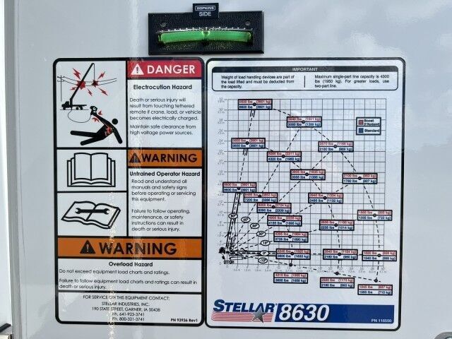 2025 Ford F600XL Mechanic Service Truck with Stellar Telescopic Crane 8630 Homestead FL