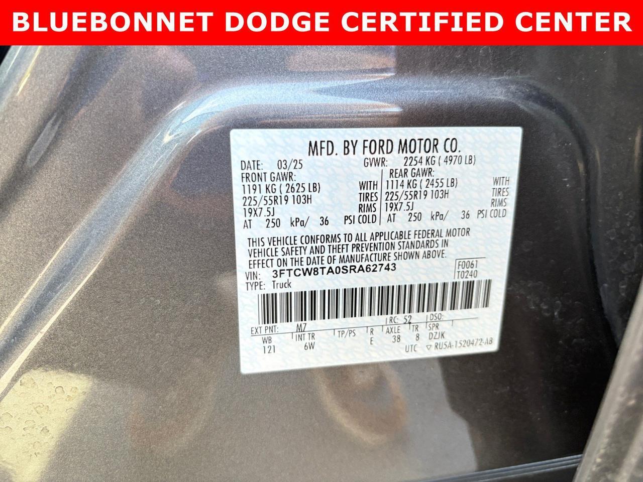 2025 Ford Maverick Lobo Standard New Braunfels TX