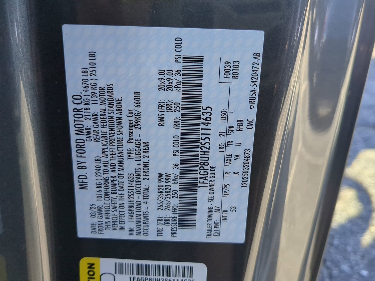 2025 Ford Mustang EcoBoost Premium Winder GA