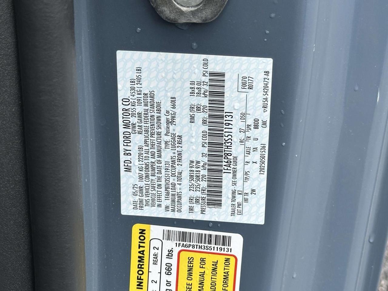 2025 Ford Mustang EcoBoost Alexandria VA